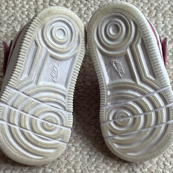 Nike Air Force 1 Toddler Baby Girl Size 5C Pink AF1 Sneakers Shoes FN0236-600 - Picture 10 of 11